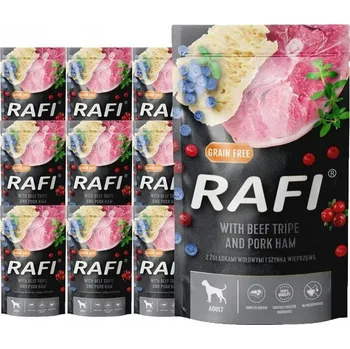 Krmivo pro psa Rafi krmivo mokré hovězí a vepřové maso 5 kg