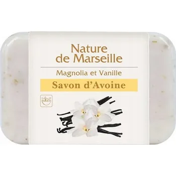Mýdlo Mýdlo Nature De Marseille ovesné s vůní magnolie a vanilky 100 g