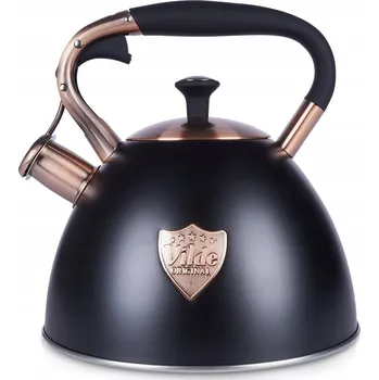 Varná konvice Tradiční ocelová Konvice Vilde 3 l černá, oranžová