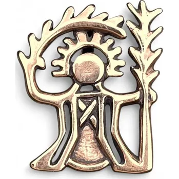 Přívěsek Drakkaria AKKA, sámská Bohyně plodnosti, přívěšek bronz