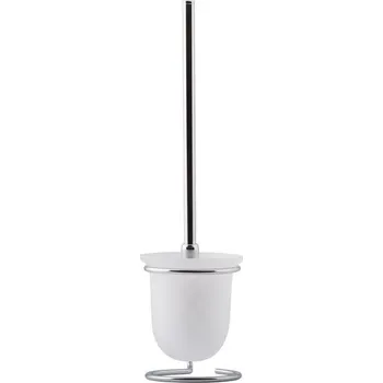 WC štětka EBS Urban Round WC štětka na postavení sklo / chrom (UR372CR)