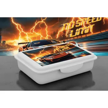 Svačinový box Oxybag Box na svačinu s přihrádkou auto 6-47026