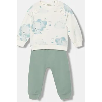 Kojenecký overall Kojenecká tepláková souprava United Colors of Benetton 3QGXAK01B.W.seasonal tyrkysová 06X, vel. 68