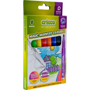 Fixy , barevné fixy, fixy fixy, popisovače Cricco , 8 ks