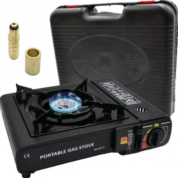 Turistický vařič Turistický plynový vařič Happy Home s 1 hořákem, 2500 W, včetně kartuše