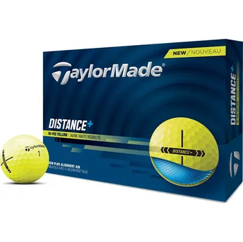 Golfový míček Taylor Made TaylorMade Distance+ NEW golfové míčky YELLOW