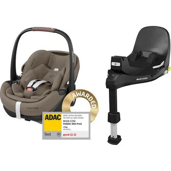 Autosedačka Pebble 360 Pro 2 autosedačka Twillic Truffle + základna FamilyFix 360 Pro