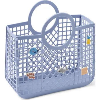 Úložný box LIEWOOD Košík Samantha Recycled Dusty Lavender + přívěšky