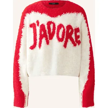 Dámský svetr Oui Dámský Svetr, krémová / červená, 36