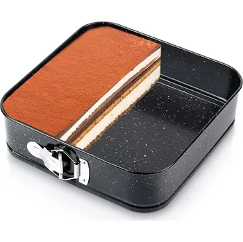 Obraz Rozpínací granitová čtvercová forma na pečení 24 × 24 × 6,8 cm