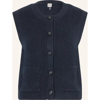 Dámská vesta Brax Dámská Pletená Vesta Elisa, tmavě modrá, 36