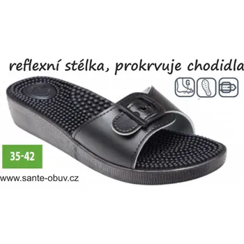Dámská zdravotní obuv SANTÉ SI/03C ČERNÁ zdravotní pantofel, --- - 36