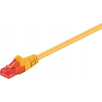 Síťový kabel Patchcord Goobay U/UTP 6 RJ45 / RJ45 7,5 m žlutý