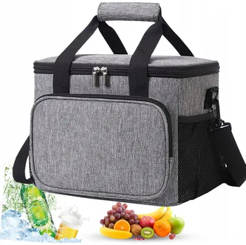 TERMO TAŠKA IZOLAČNÍ CHLADICÍ TURISTICKÁ LEDNIČKA NA JÍDLO NÁPOJE LEHKÁ 15L