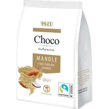 POEX Choco Exclusive Mandle v bílé čoko.kokos150g
