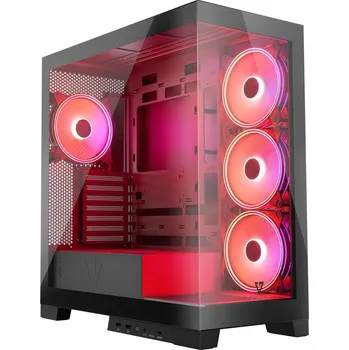 PC skříň Počítačová Počítačová Skříň Modecom Volcano Space Apex ARGB ATX MIDI 4x140mm černá
