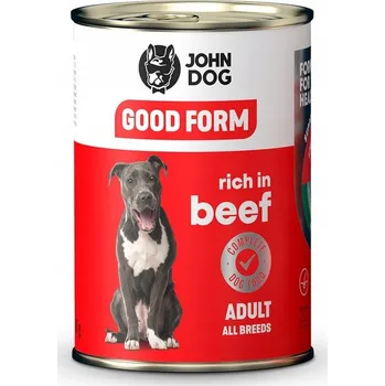 Krmivo pro psa John Dog krmivo pro psy, hovězí, 0,4 kg