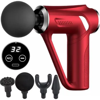 Masážní přístroj Masážní pistole Verk Group HB-008 červená