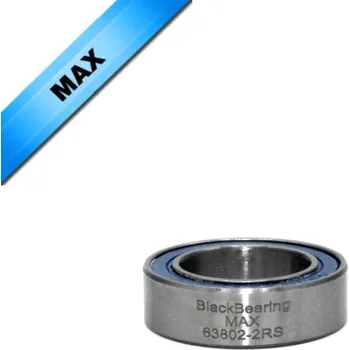 rám kola BlackBearing kuličkové ložisko 63802-2RS MAX