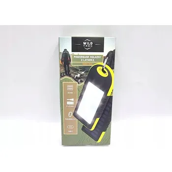 Powerbanka WILD TREK SOLÁRNÍ POWERBANKA S SVÍTILNOU 5000 MAH