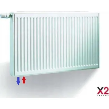 Radiátor Ocelový panelový radiátor Kermi 2000 W bílý 1200 x 600 mm