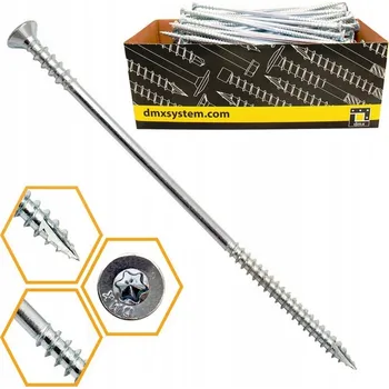 Vrták ŠROUBY PRO VYROVNÁVÁNÍ LATÍ 6X60 DISTANČNÍ 200ks