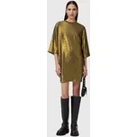 Šaty AllSaints OPAL LOGO DRESS