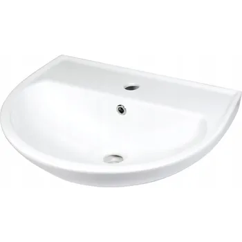Nástěnné umyvadlo oválné Deante Peonia 51,8 cm bílé