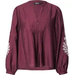 ONLY Halenka ONLKana vínově červená / bílá