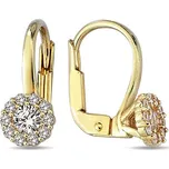 Lillian Vassago Zlaté náušnice zdobené zirkony LLV98-GER035