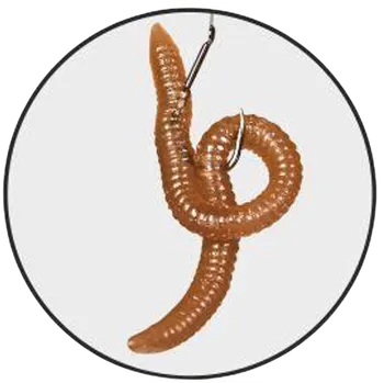 Návnadová surovina Traper Umělé červy na háček Magic Bait 18g Příchuť: Žížala