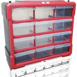 MAGG Skříňka plastová 12 šuplíků