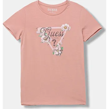Chlapecké tričko Dětské tričko Guess J5BI30.J1314.9BYA růžová 03X, vel. 158-166