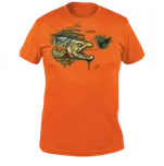 Traper Tričko Art Trout oranžové Velikost: S