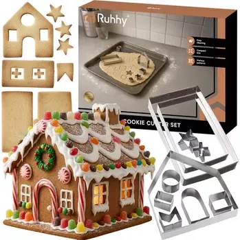 Kuchyňské náčiní Sada vykrajovátek na perníkovou chaloupku