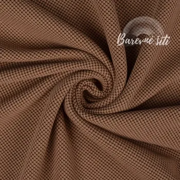 Teplákovina 3D Mocca (E) (Teplákovina s 3D efektem)