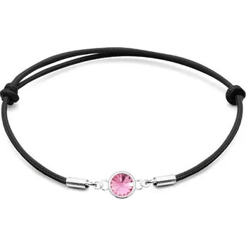 Náramek NUBIS® Stříbrný náramek s Crystals from Swarovski® Light Rose - SX129-LR