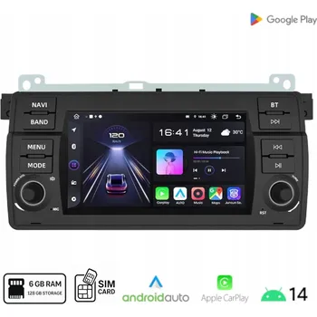 Autorádio Autorádio Android BMW E46 / bezdrátové Carplay a Android Auto SIM 6+128 GB