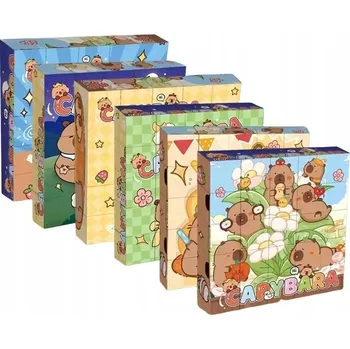 ostatní stavebnice Magnetické Stavebnice Kapybara 6 v 1