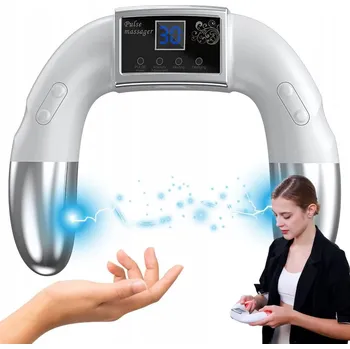 Masážní přístroj MASÁŽNÍ PŘÍSTROJ NA RUCE EMS Elektro-Stimulátor Impulzní Terapie Bolesti, Napětí, Stres