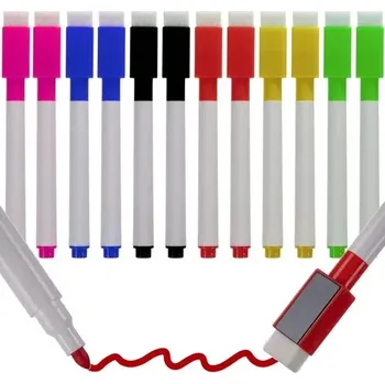 Mazatelné popisovače - 12 ks - 6 barev