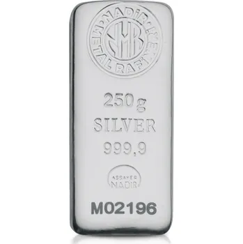 NADIR stříbrný investiční slitek 250g