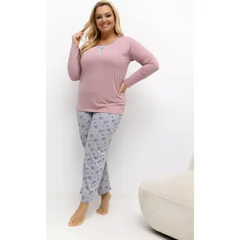 Pánské pyžamo Pohodlná pyžama pro plnoštíhlé model 221196 Forever Pink Xl