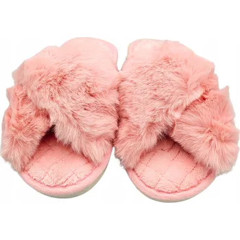 Dámská obuv Pantofle teplé domácí zimní chlupaté žabky Sandále vel. 36-37