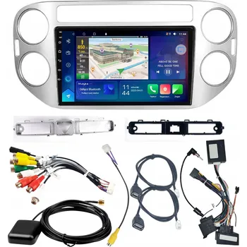 Autorádio AUTORÁDIO S GPS NAVIGACÍ ANDROID VW TIGUAN 2007-2016 USB WIFI CARPLAY BT 64GB