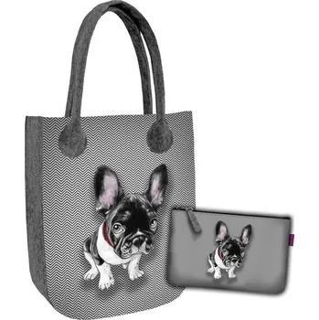 Kabelka Bertoni shopper kabelka polyester vícebarevná