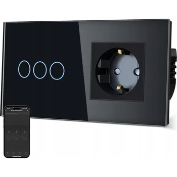 Elektrická zásuvka Chytrá zásuvka SmartHome WiFi zásuvka pod omítku