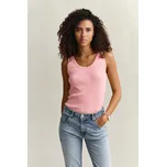 TOP GANT SLIM RIBBED TANK TOP LILLY PINK