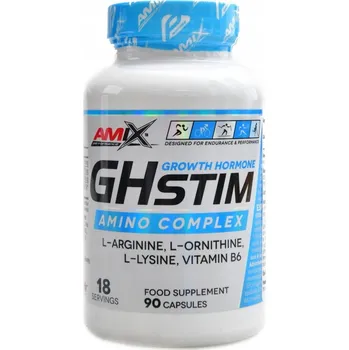 Tablety na růstový hormon GH L-Arginin Ornitin Lysin Vitamin B6 90 kapslí