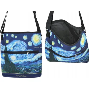 Kabelka Carmani taška látková melanž